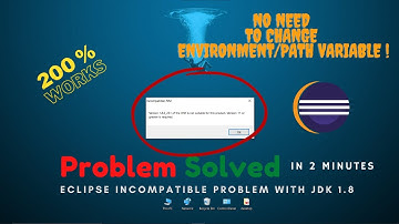 Version 1.8.0 of the JVM is not suitable for this product. Version: 11 or greater required Solved