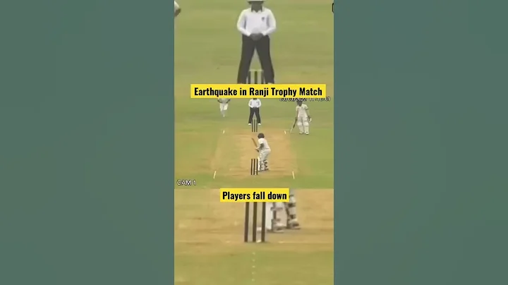 Accident on cricket field | #earthquake or #beeattack ? In #ranjitrophy match - DayDayNews