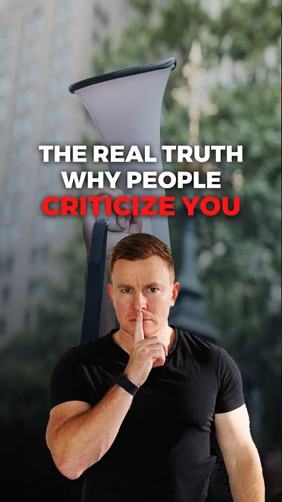 Shocking Truth Why People Criticise You #shorts