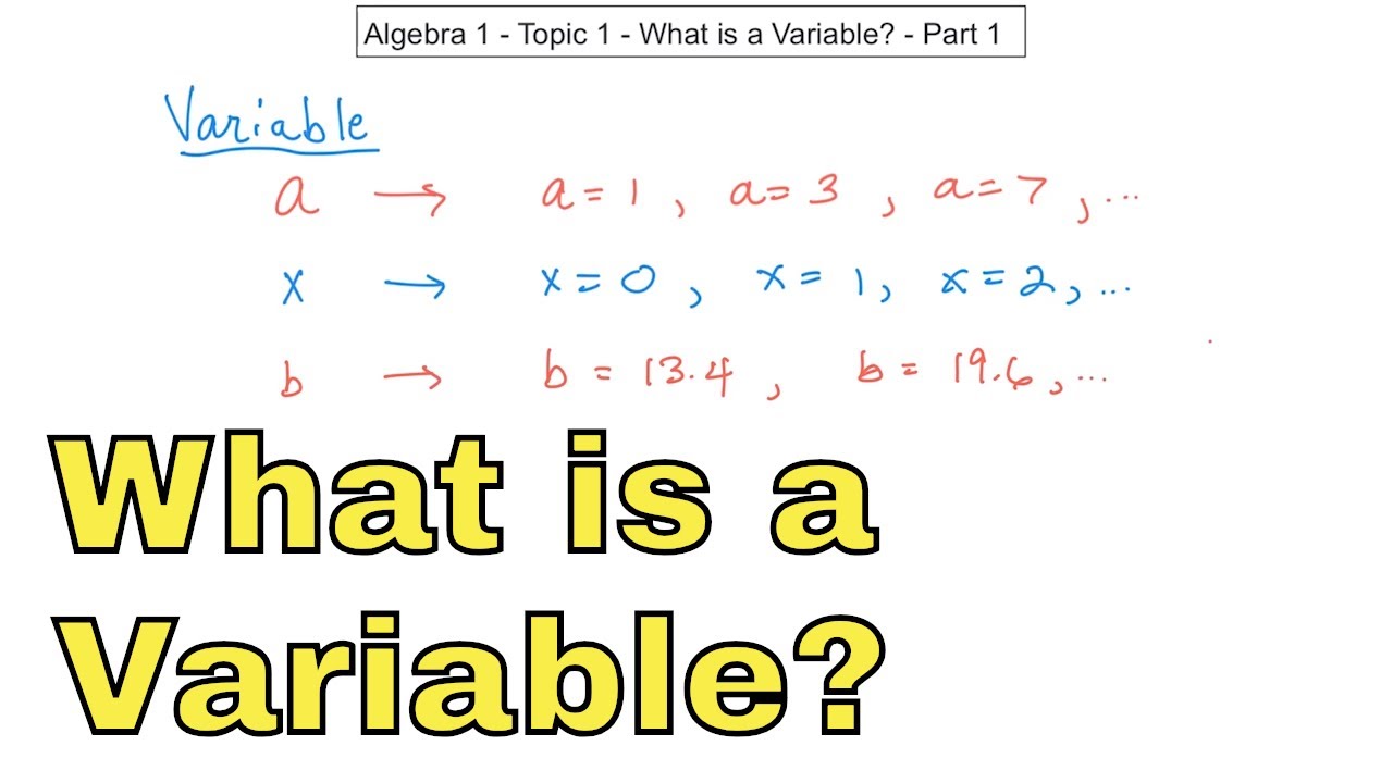 define variable assignment