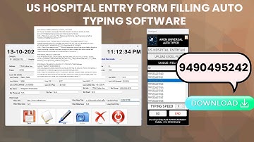 US Hospital Entry Form Filling Auto Typing Software