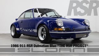 1986 911 RSR Dalmatian Blue 'THE RSR PROJECT'