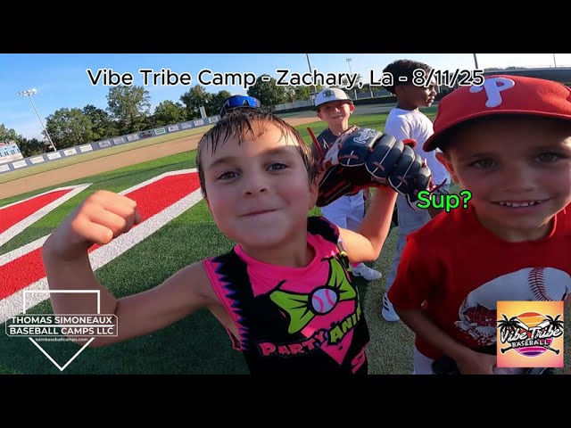 Vibe Tribe and TSIM Baseball Camps - Zachary, La - August 11, 2025