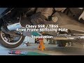 SSR Front Frame Stiffening Plate - Installation
