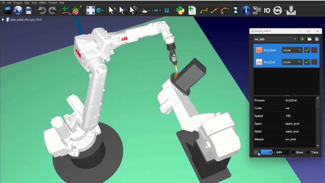 RoboDK Schweiß Add In