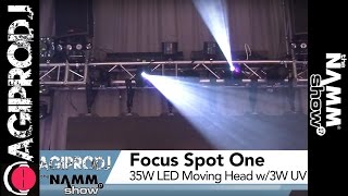 ADJ AMERICAN DJ Focus Spot One LED/UV Moviing Head | NAMM.17 - agiprodj.com