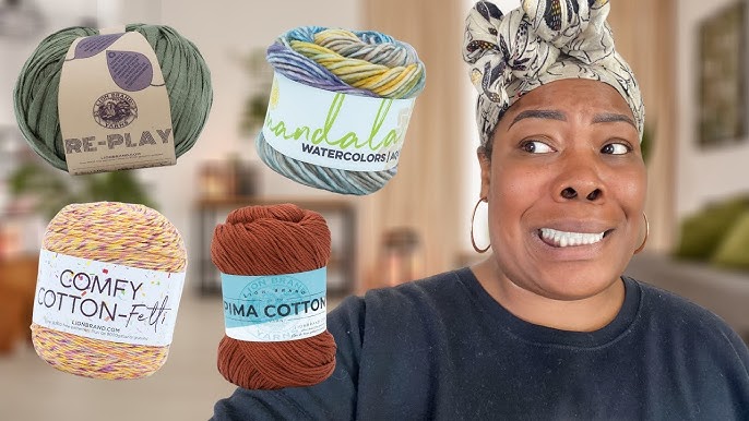 YARN SNOB REVIEWS LION BRAND WINTER YARNS [How much texture is TOO MUCH?!  Asking for a friend] 