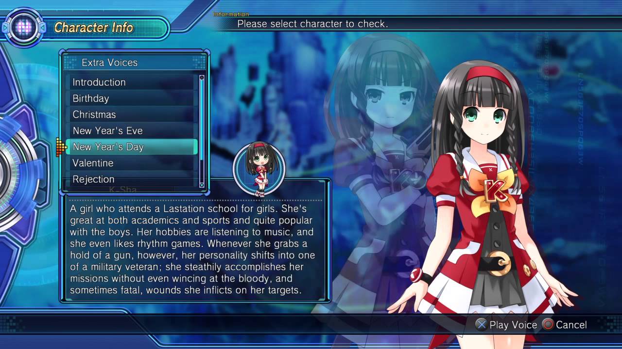 Megadimension Neptunia VII K-Sha's Bonus English Voices