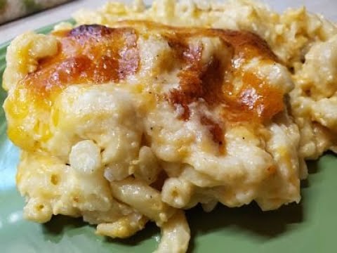 Classic Baked CREAMY Macaroni And Cheese Food Porn