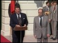 President Reagan’s Meeting with President Francois Mitterrand of France on March 12, 1982