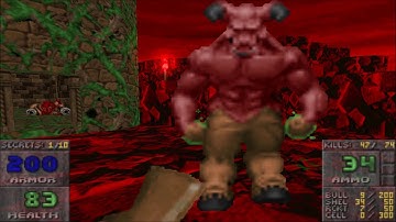 Doom 2 Hellebarde Level 29 UV 80% with Beautiful Doom (Commentary)