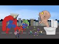 HULK, SPIDERMAN, IRON MAN, SUPERMAN vs Evolution of TOILET SKIBIDI | MARVEL AVENGERS MOVIE ANIMATION