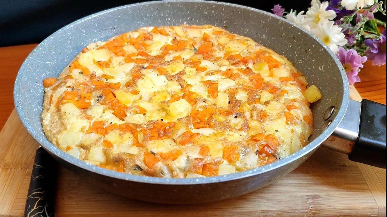 when you have 3 potatoes and carrot, prepare this easy and delicious