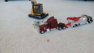 truck crash, with dump truck. Funny at the end.