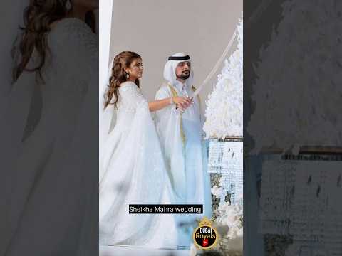 Dubai Princess Sheikha Mahra Bint Mohammed Wedding with Sheikh mana Al Maktoum #viral #dubai