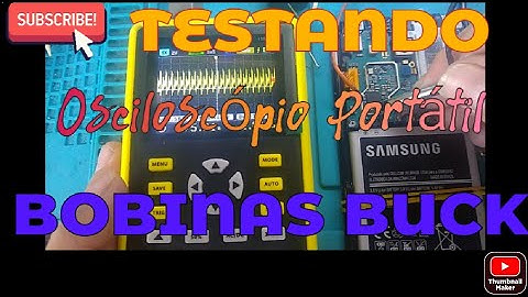 Osciloscópio Portátil #Testando Bobinas Buck