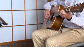 Video thumbnail of "killing me softly with his song♪　acoustic guitar solo"
