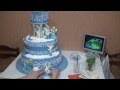 Зимний свадебный торт, part 3(wedding cake)