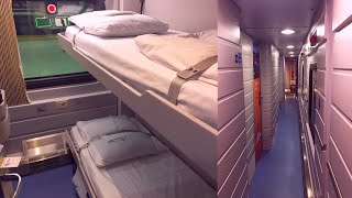 Inside EuroNight Train Strizh Moscow  Berlin поезд Стриж Москва  Берлин в Вагон СВ