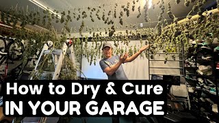 How to Dry & Cure Cannabis in Your Garage without a Drying Room