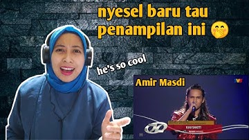 AMIR MASDI - KAU SAKITI #AJL35 (REACTION)