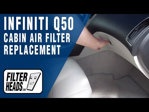 How to Replace Cabin Air Filter 2017 Infiniti Q50