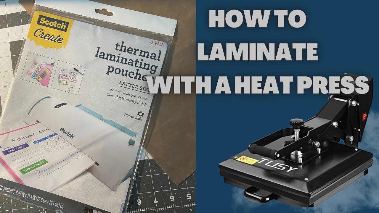 How To Laminate With A Heat Press Using Scotch Laminating Pouches How To Laminate With A Heat Press Using Scotch Laminating Pouches