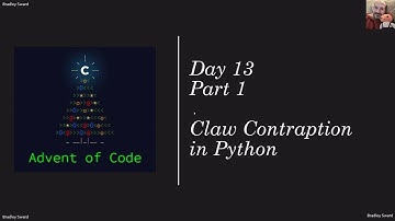 Advent of Code 2024 - Day 13 - Part 1 - Claw Contraption in Python