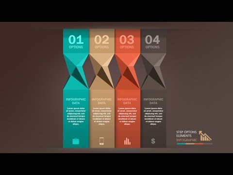 Photoshop Tutorial Infographic Spiral Options Banner Photoshop Tutorial Infographic Spiral Options Banner