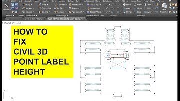 Creating non-scaling Civil 3D labels | How to Fix Civil 3D Points Label Height @IramHameedRather1
