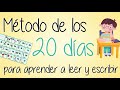 Mtodo de los 20 das para aprender a leer y escribir 