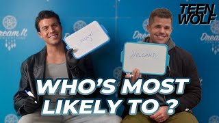 Teen Wolf : Charlie Carver & Andrew Matarazzo play Who's Most Likely