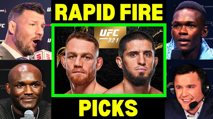 UFC Fighters "Predict" Islam Makhachev vs Jack Della Maddalena | UFC 322