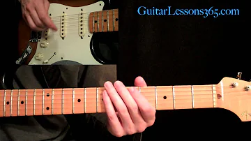Ozzy Osbourne - Crazy Train Guitar Lesson Pt.1 - Main Riff & Verse