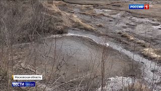 В городском округе Домодедово деревни топит навозными ручьями с фермы