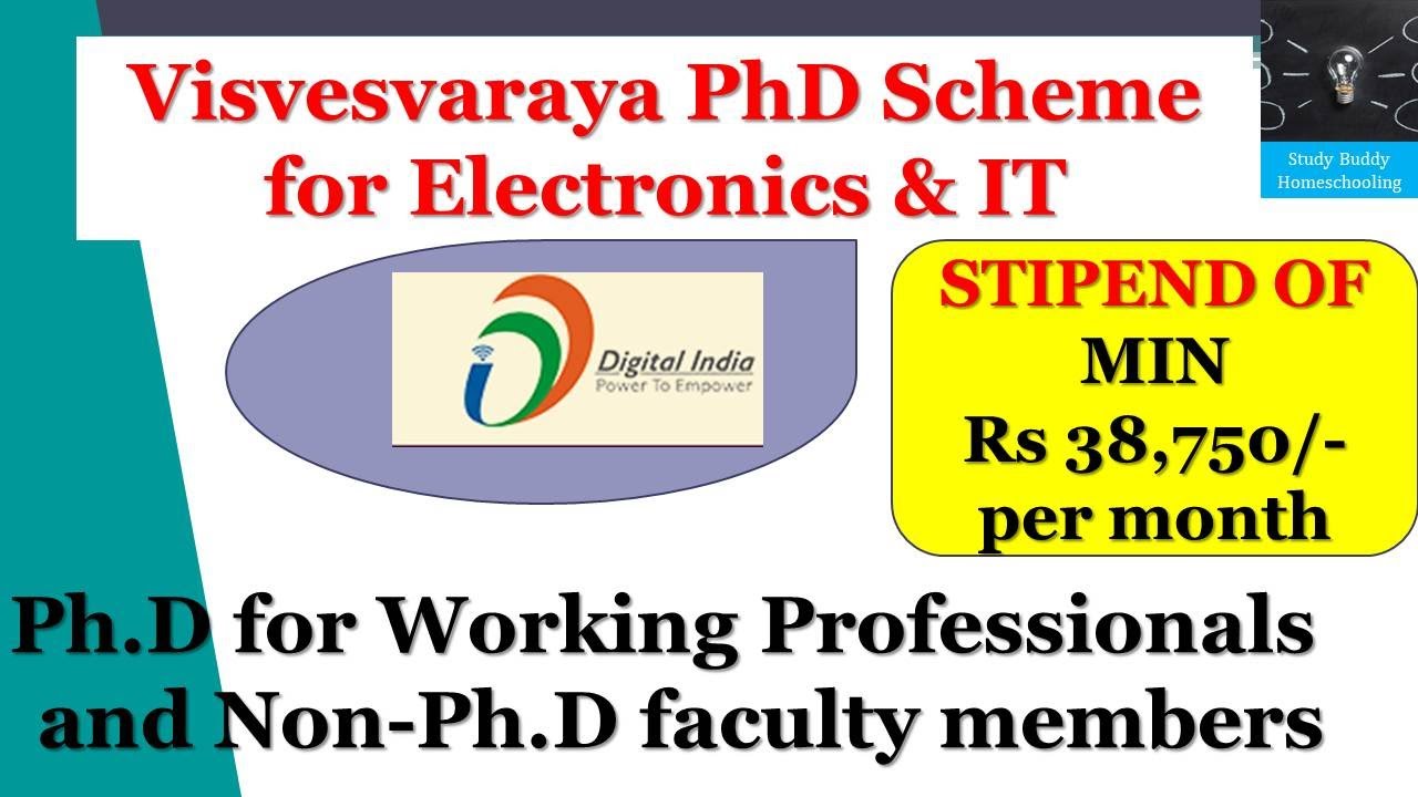 how to apply visvesvaraya phd scheme