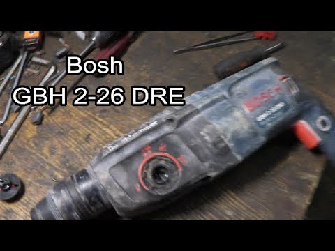 Ремонт перфоратора Bosh GBH 2-26 DRE || удар есть, сверления нет | замена переключателя режимов