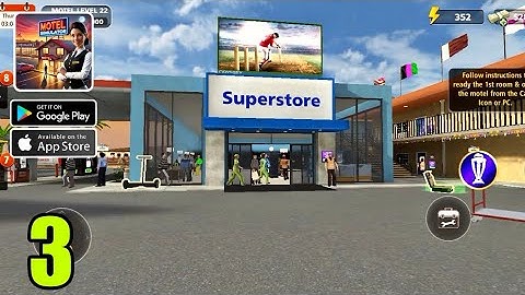 Supermarket Unlocked | Supermarket & Motel Simulator Gameplay part-3 (Android, iOS)