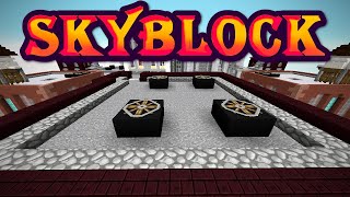 Building a BedWars map on my Island | Hypixel Solo SkyBlock