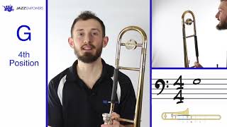 Beginner Jazz Trombone:  Lesson #4  Last 3 Notes to Bb Major Scale