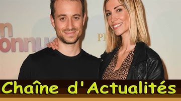 Hugo Clément et Alexandra Rosenfeld  leur fille Jim sort de l