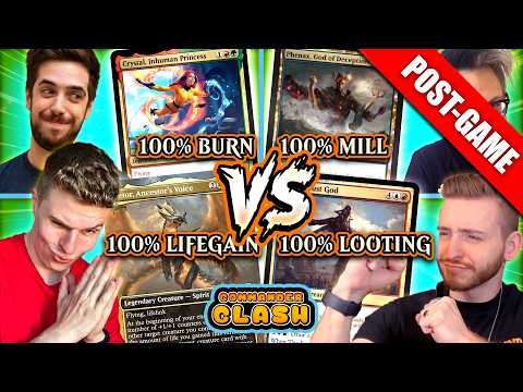 Clash Post-Game S20E11: 100% Lifegain vs. 100% Burn vs. 100% Mill vs. 100% Loot