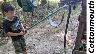 We Found a Water Moccasin By Our Swing Set! by Farm Dad 1,131 views 2 years ago 5 minutes, 49 seconds