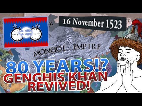 Forming the Mongol Empire in 80 YEARS!? 25k Subs Special - EU4 Nation Speedforming!