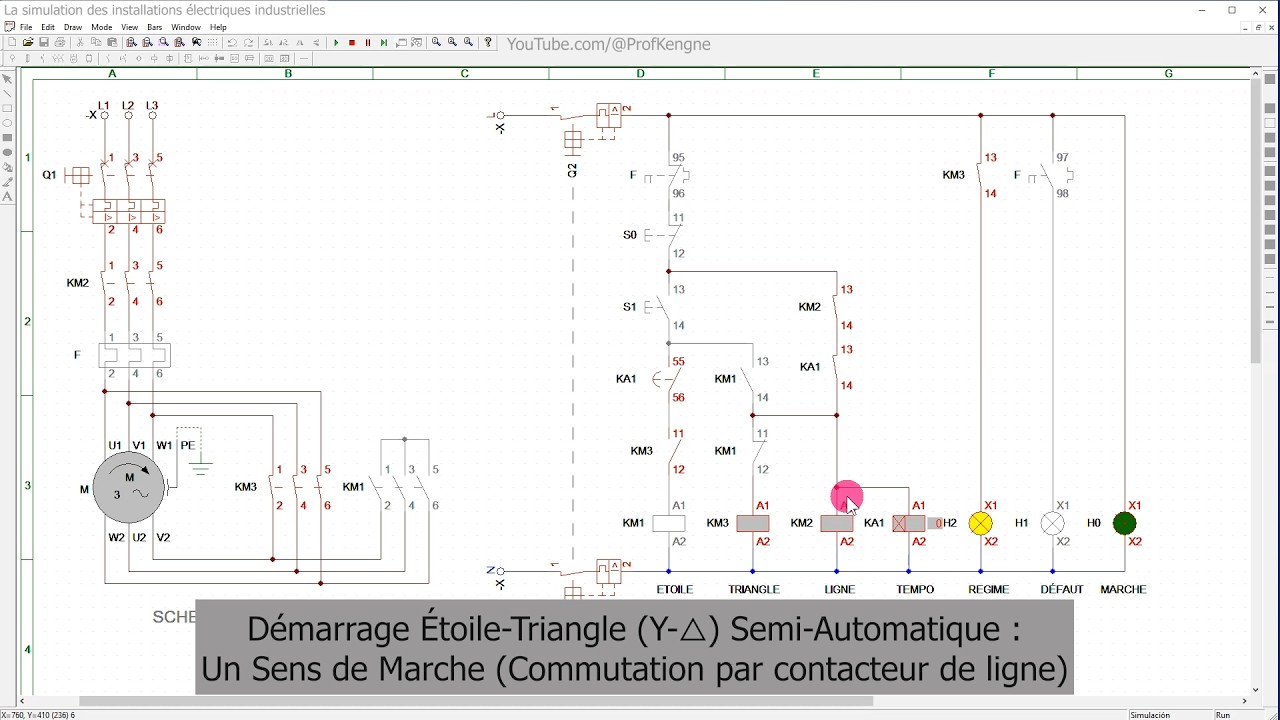 Démarrage ÉtoileTriangle (Y ) SemiAutomatique un SENS de Marche d’un — free download