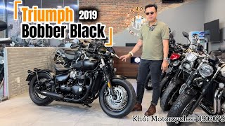 Triumph Bobber Black 2019 đi chỉ 3600km siêu lướt cực kỳ keng.