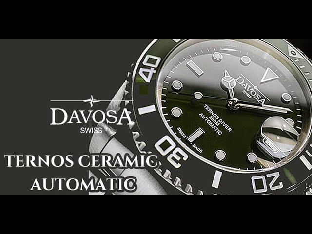 ダボサ テルノス セラミック 自動巻き グリーン 161.555.70 腕時計