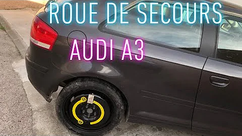 Où se trouve la roue de secours sur ma Audi Q3