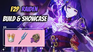 Raiden Shogun is very powerful  Raiden F2P Build Showcase | Genshin Impact