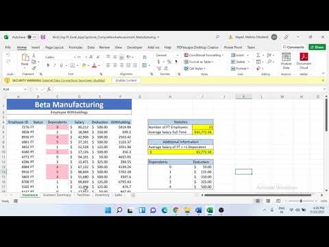 Exp19_Excel_AppCapstone_CompAssessment_Manufacturing